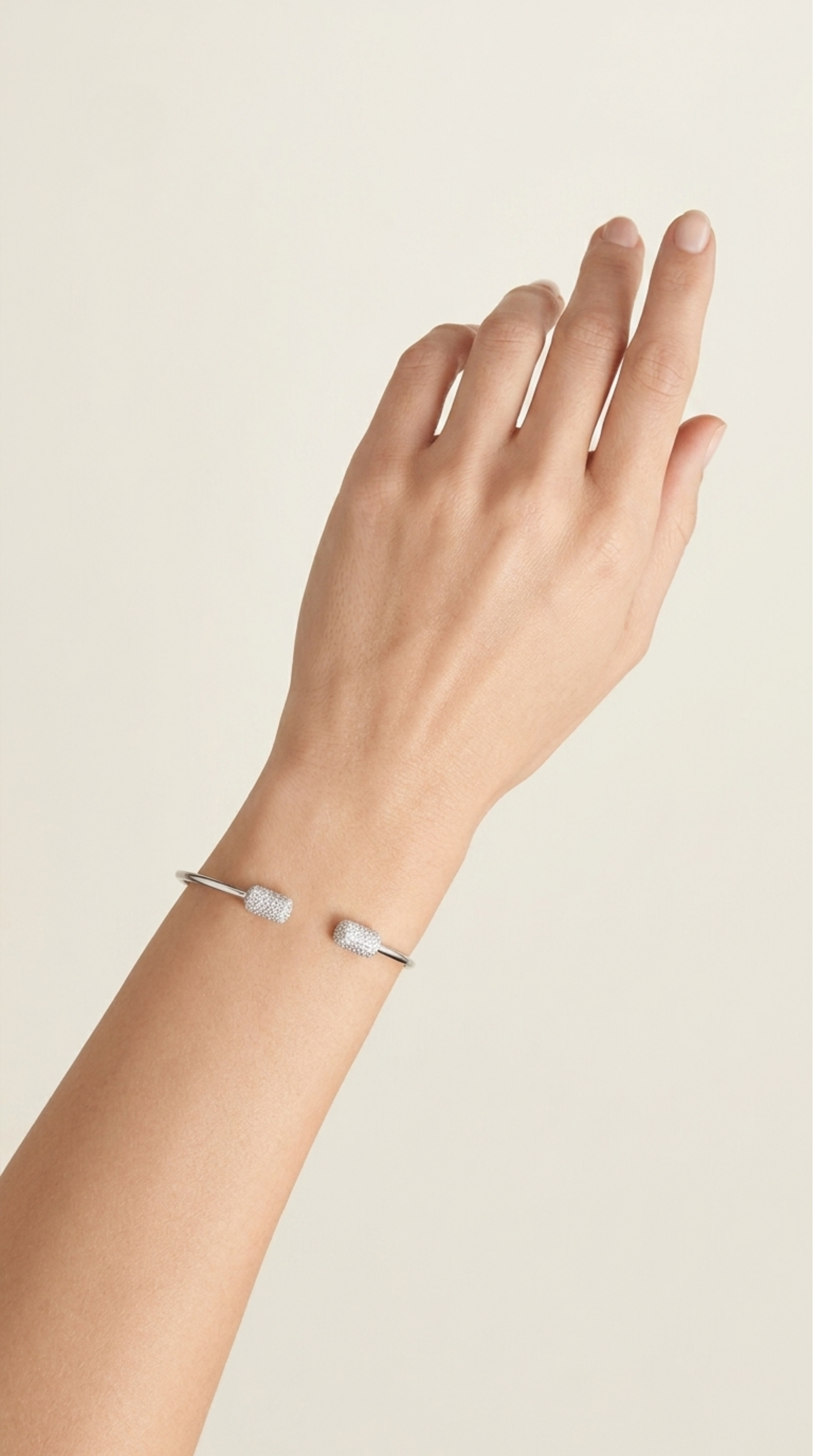 Pave Barrel Cuff