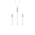 Baguette Lariat Set