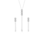 Baguette Lariat Set