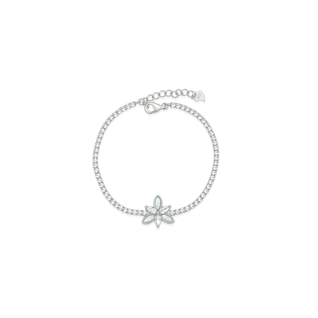 Camellia Tennis Bracelet