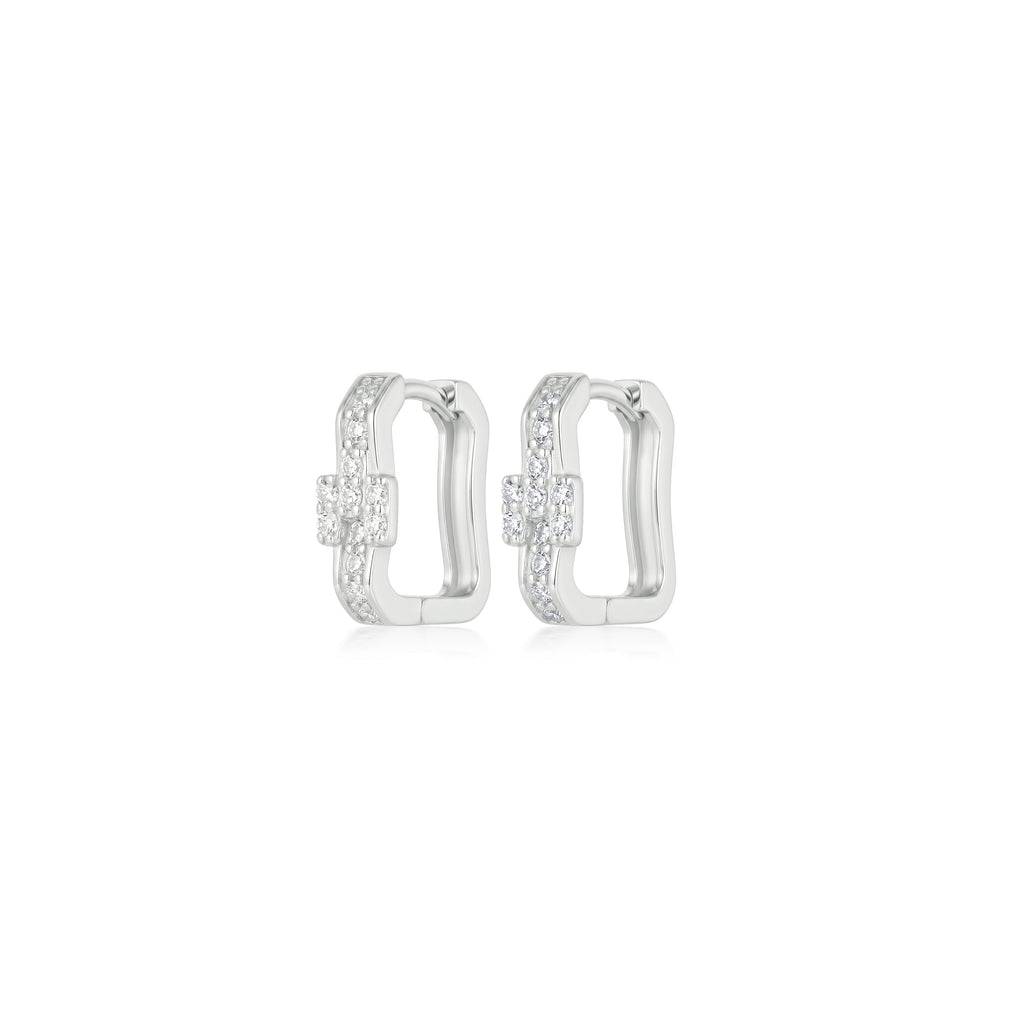 Carabiner Pavé  Huggies