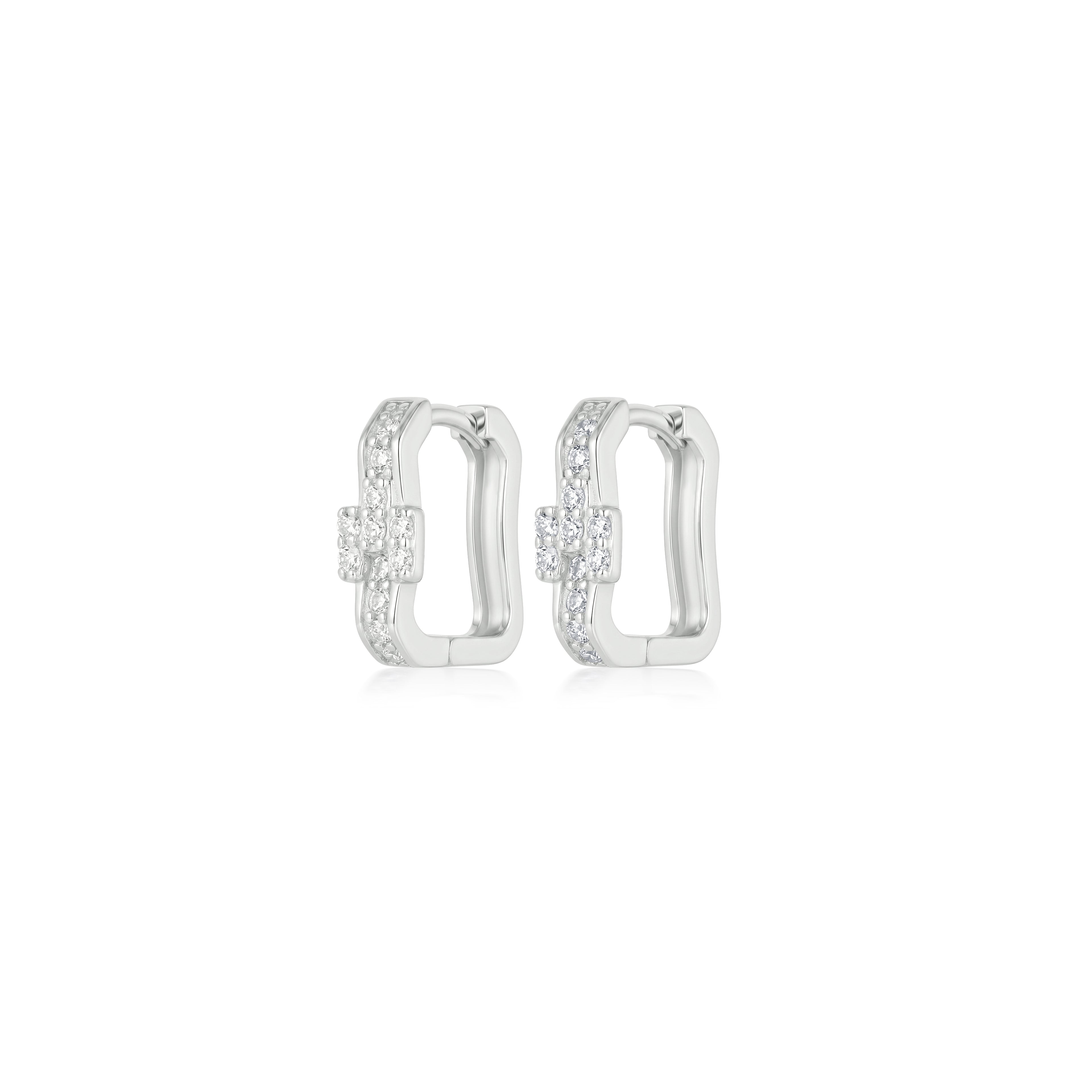 Carabiner Pavé  Huggies