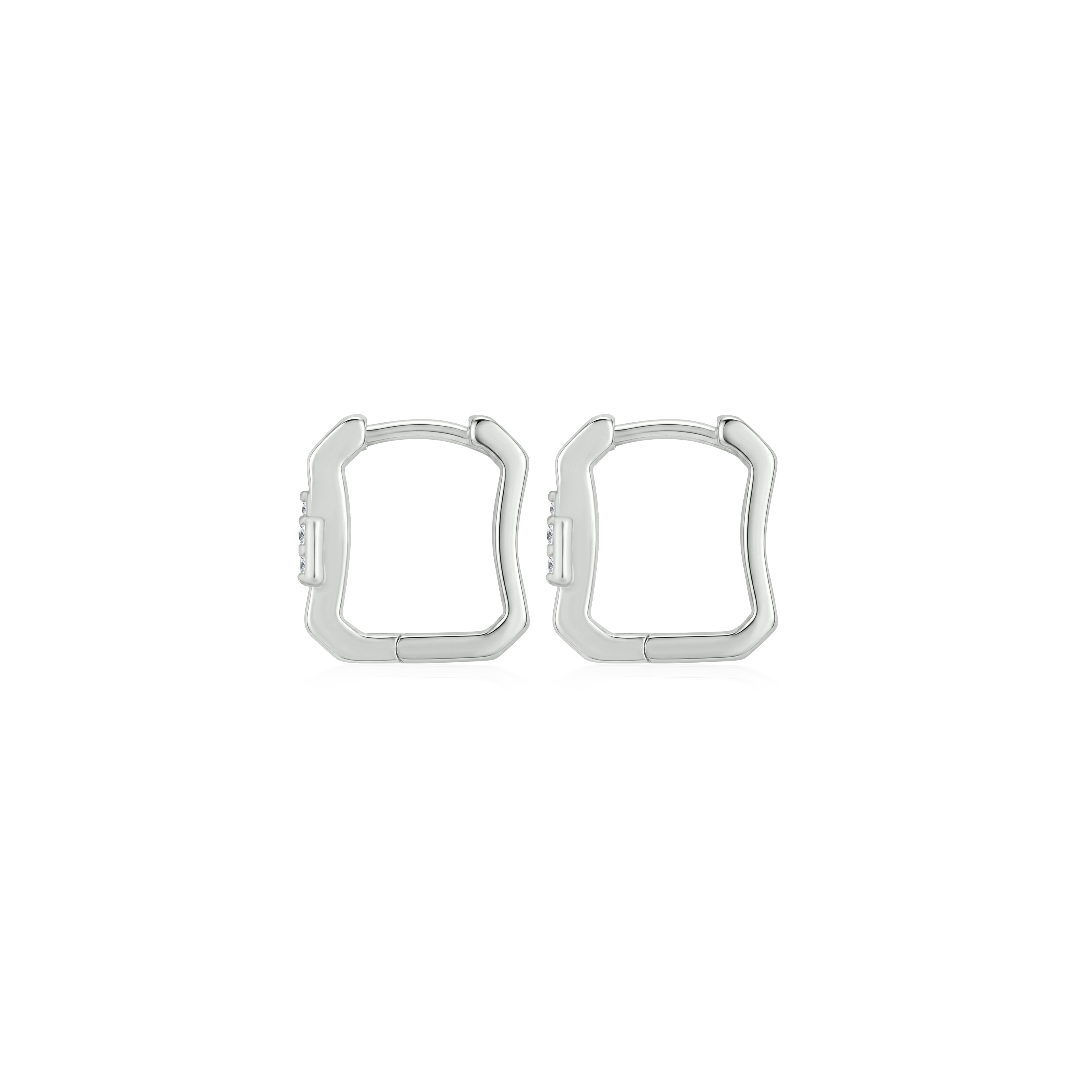 Carabiner Pavé  Huggies