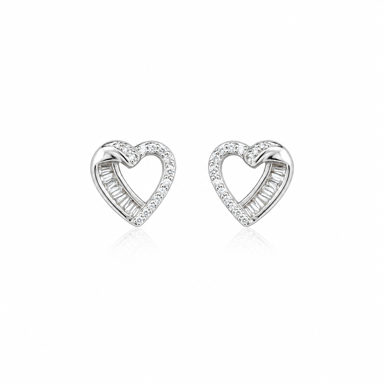 Knotted Heart Studs