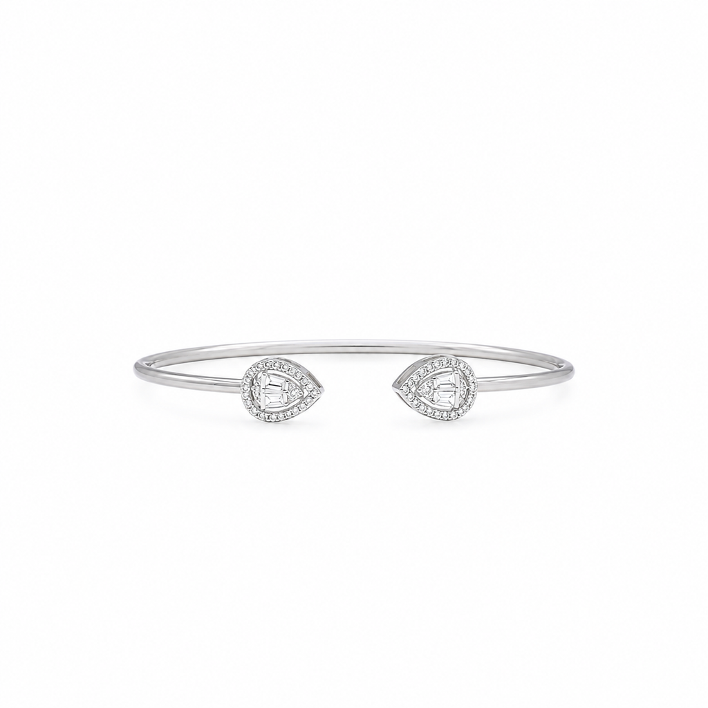 Pear Point Cuff Bracelet