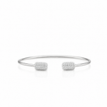 Pave Barrel Cuff
