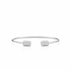 Pave Barrel Cuff