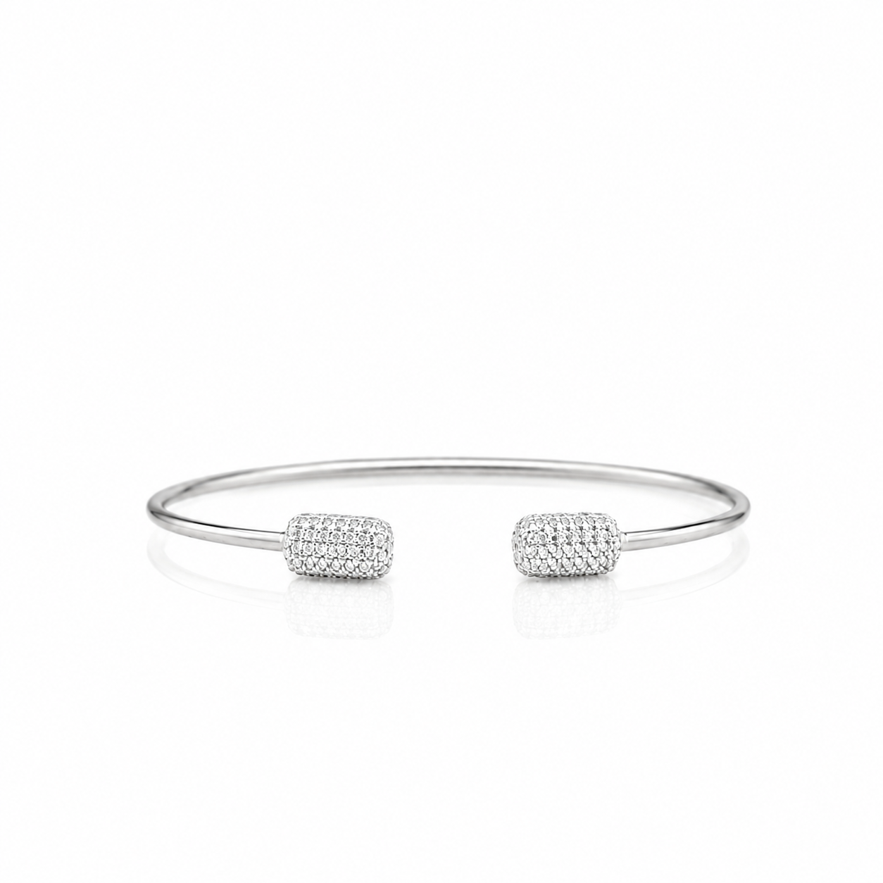 Pave Barrel Cuff