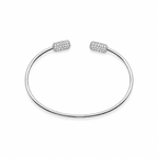 Pave Barrel Cuff