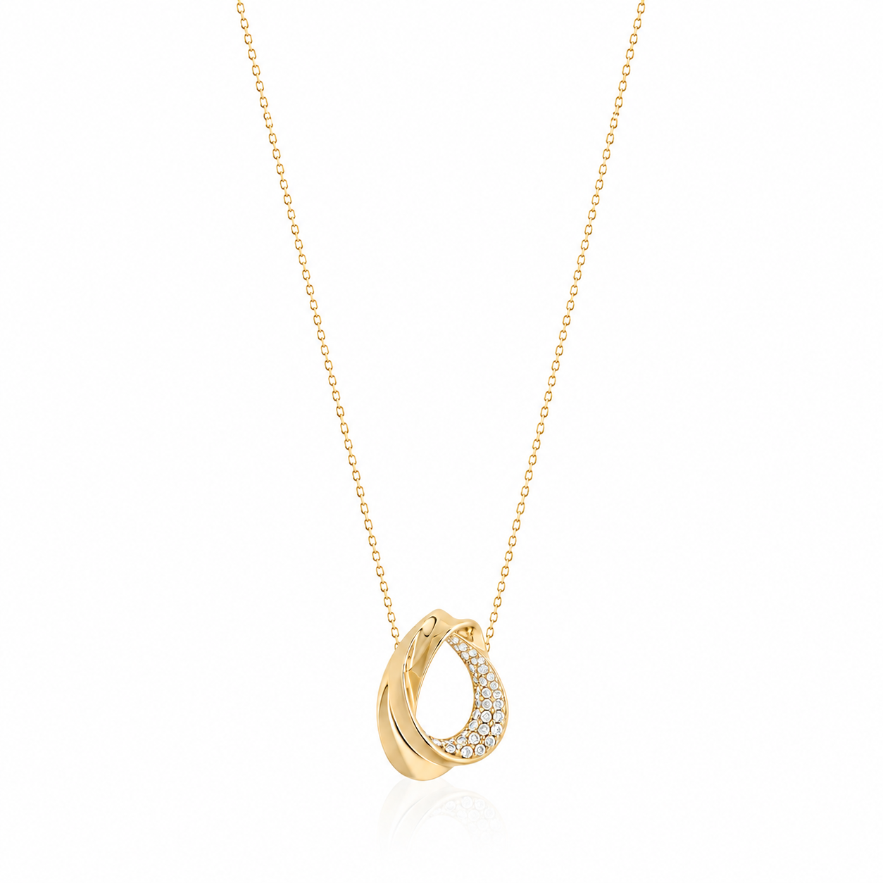 Teardrop Twist Necklace