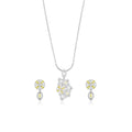 Citrine Garden Pendant Set