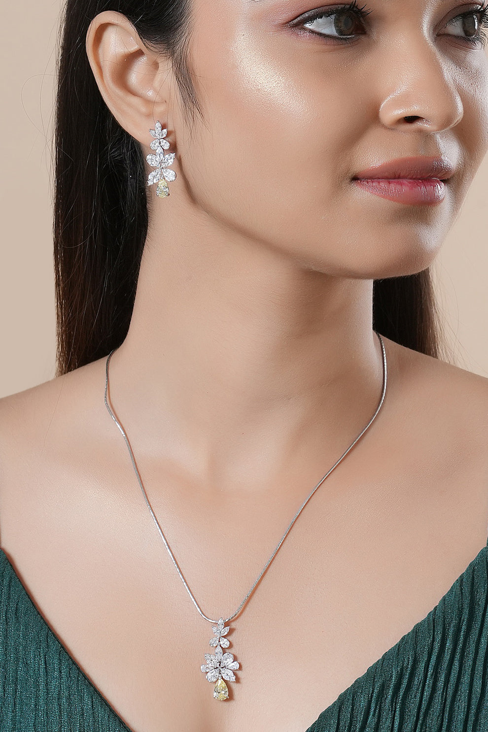 Citron Vine Pendant Set