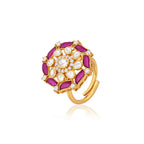 Crimson Halo Ring