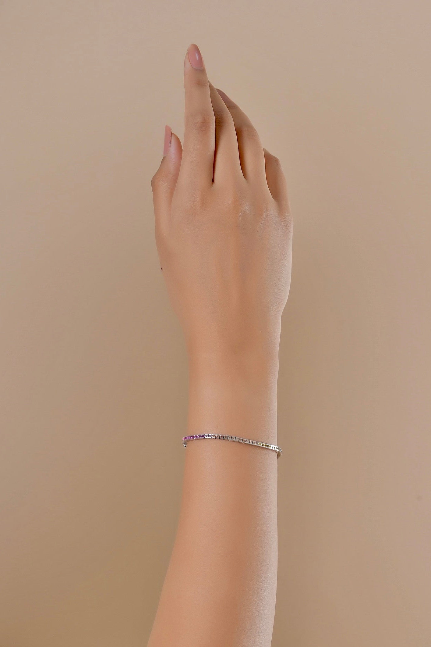 Spectrum Tennis Bracelet