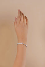 Pear Drop Tennis Bracelet