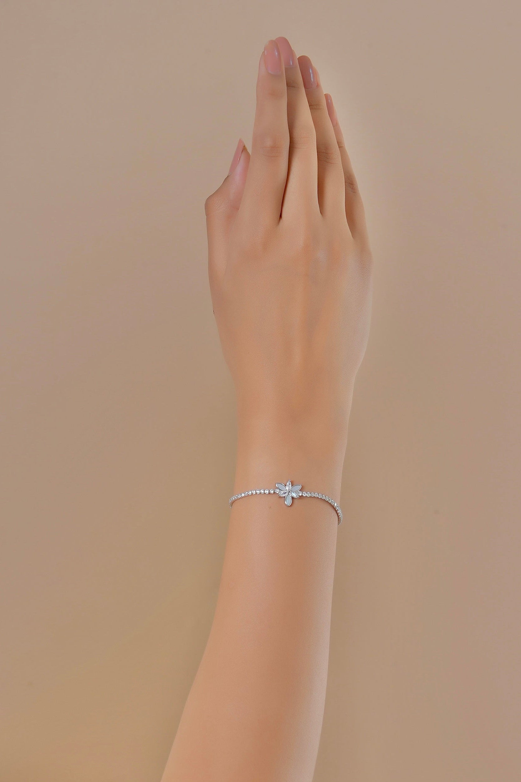 Camellia Tennis Bracelet