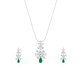 Emerald Vine Pendant Set