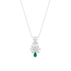 Emerald Vine Pendant Set