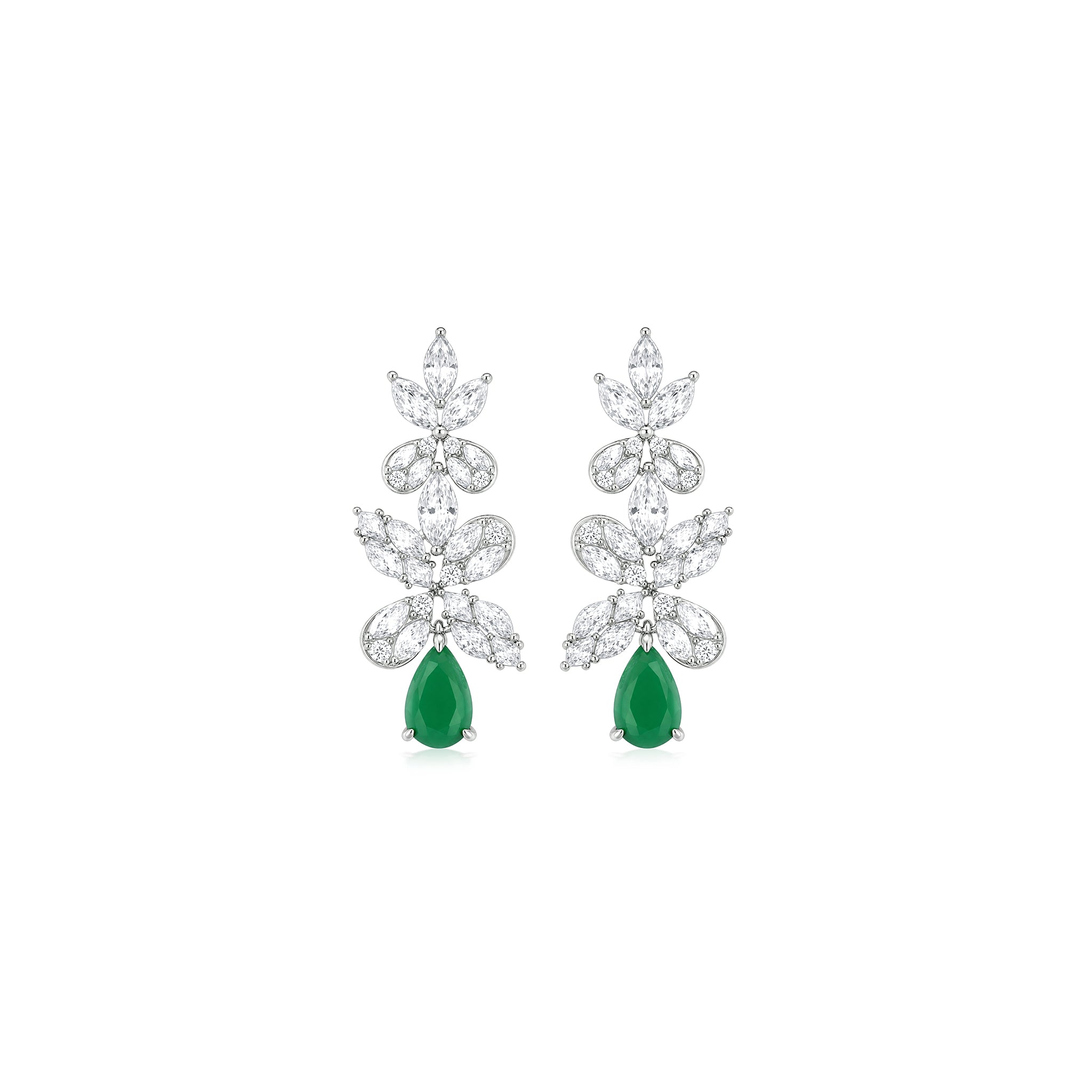 Emerald Vine Pendant Set
