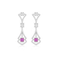 Fuschia Art Deco Drops