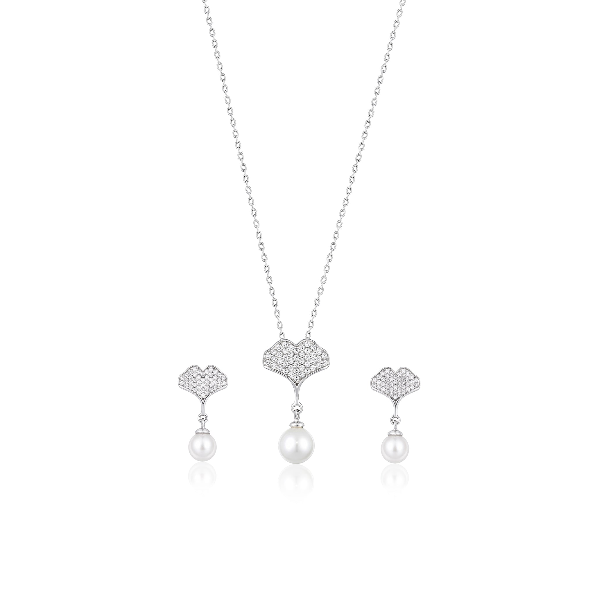 Ginkgo Pearl Set