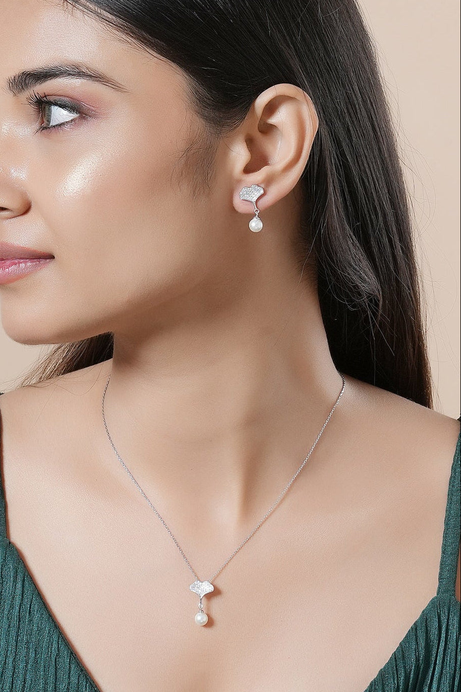 Ginkgo Pearl Set
