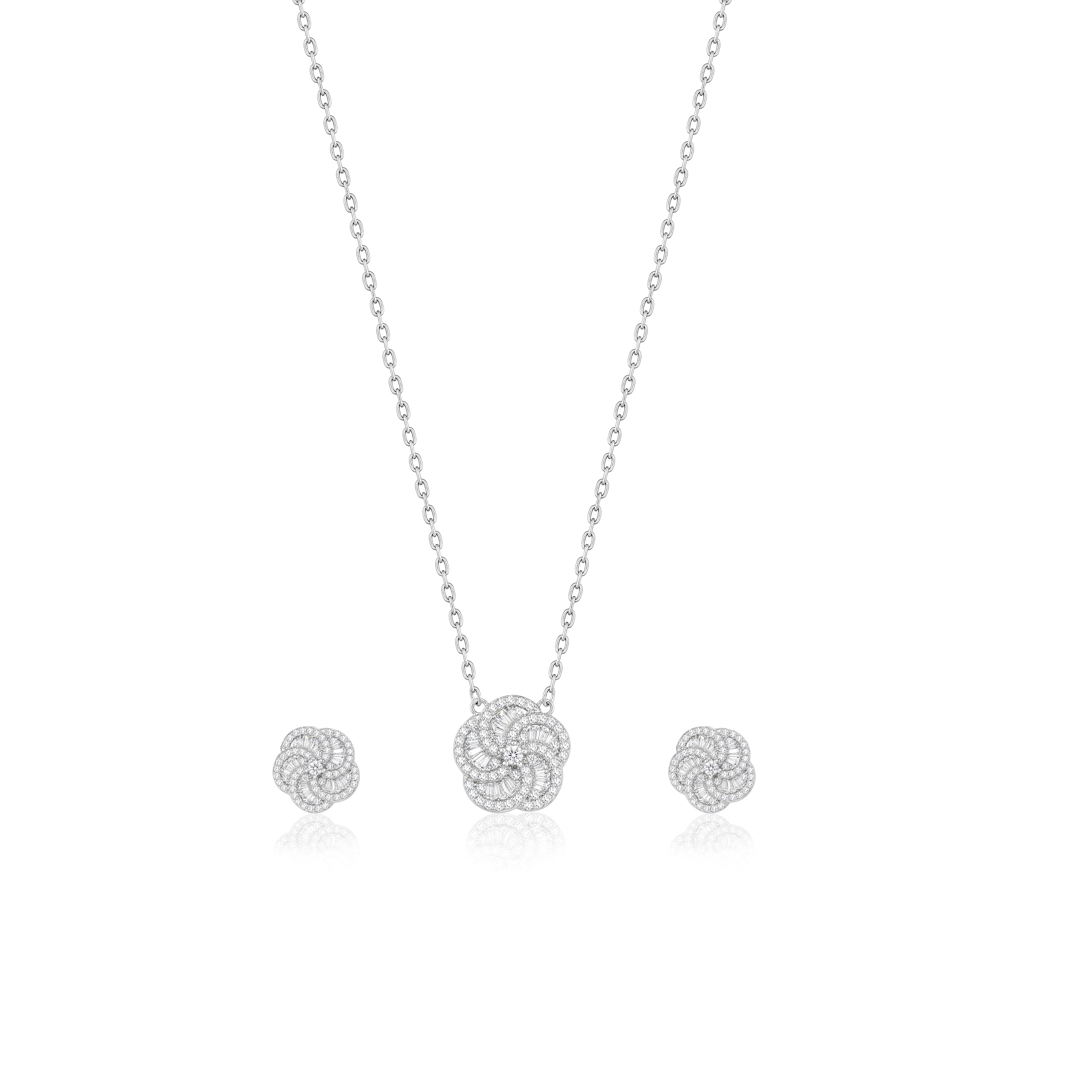 Helix Swirl Necklace Set