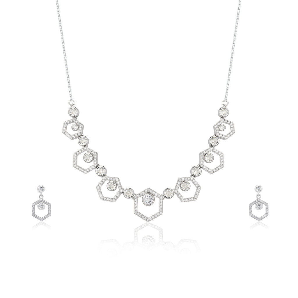 Hexa Necklace Set
