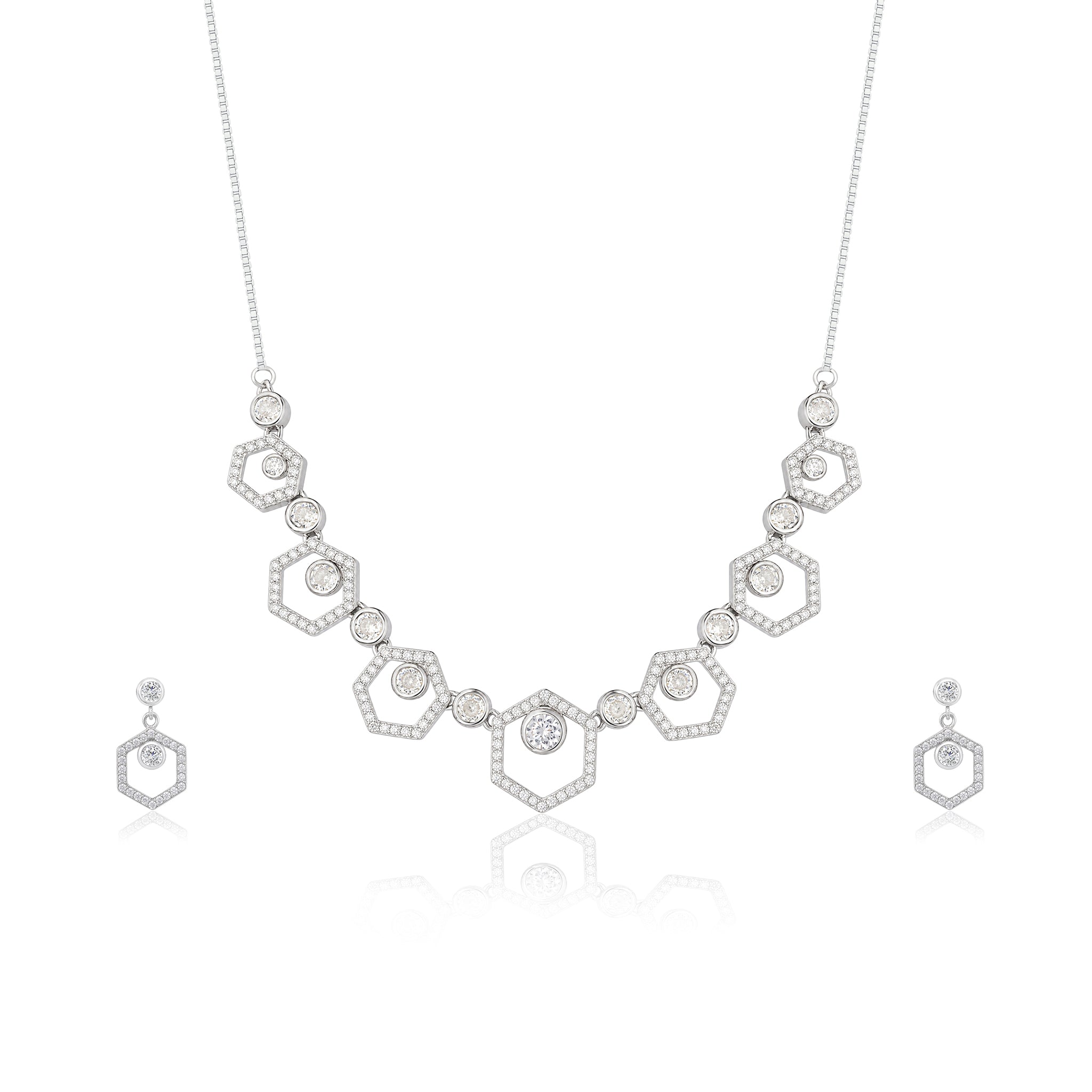 Hexa Necklace Set