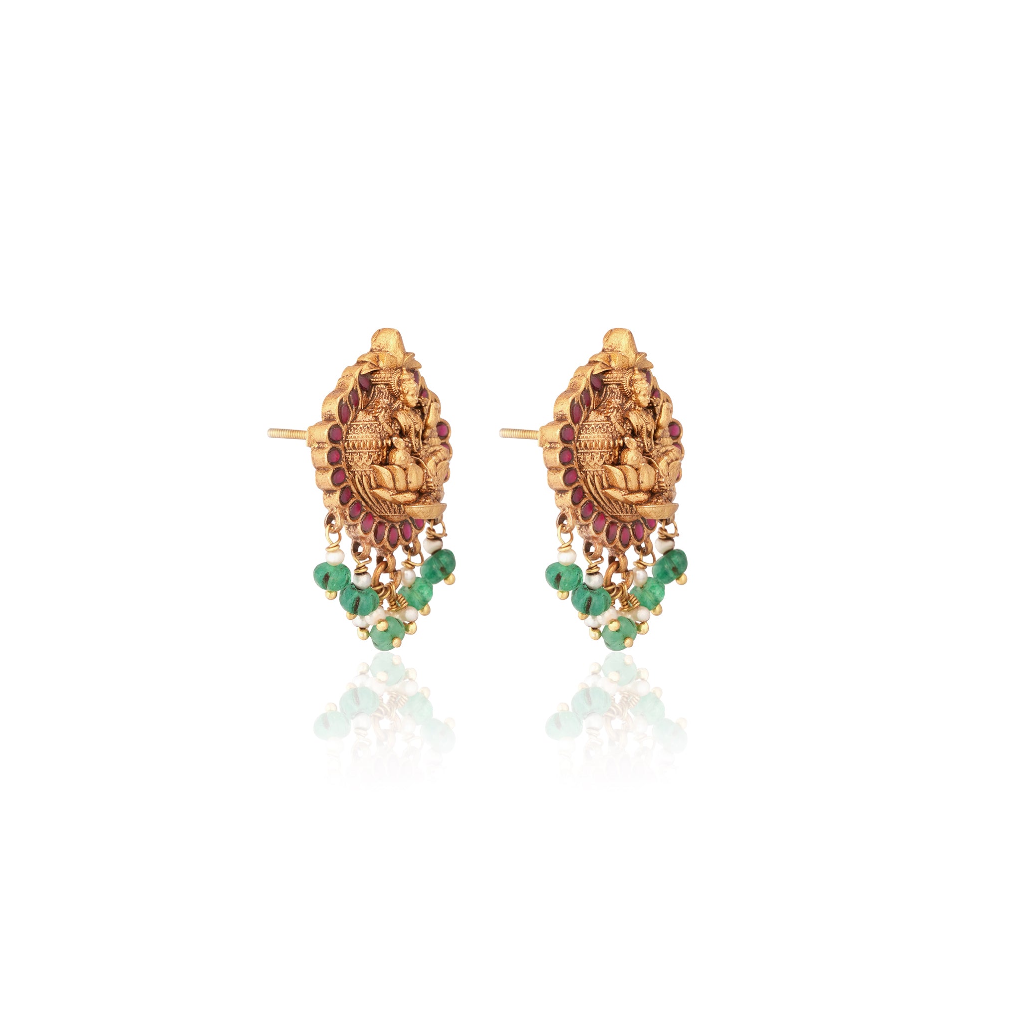 Lakshmi Kamal Stud Earrings