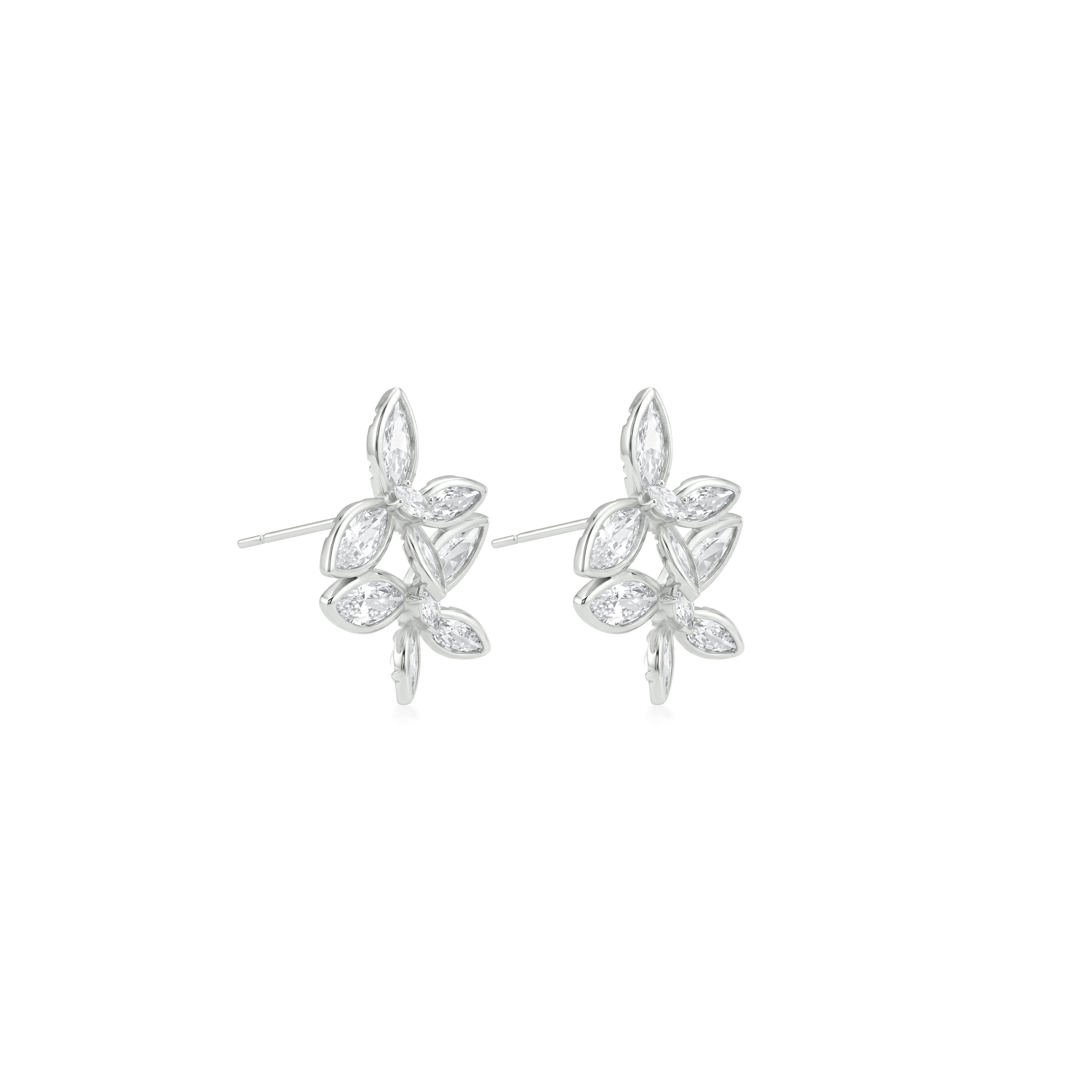 Marquise Petal Earrings