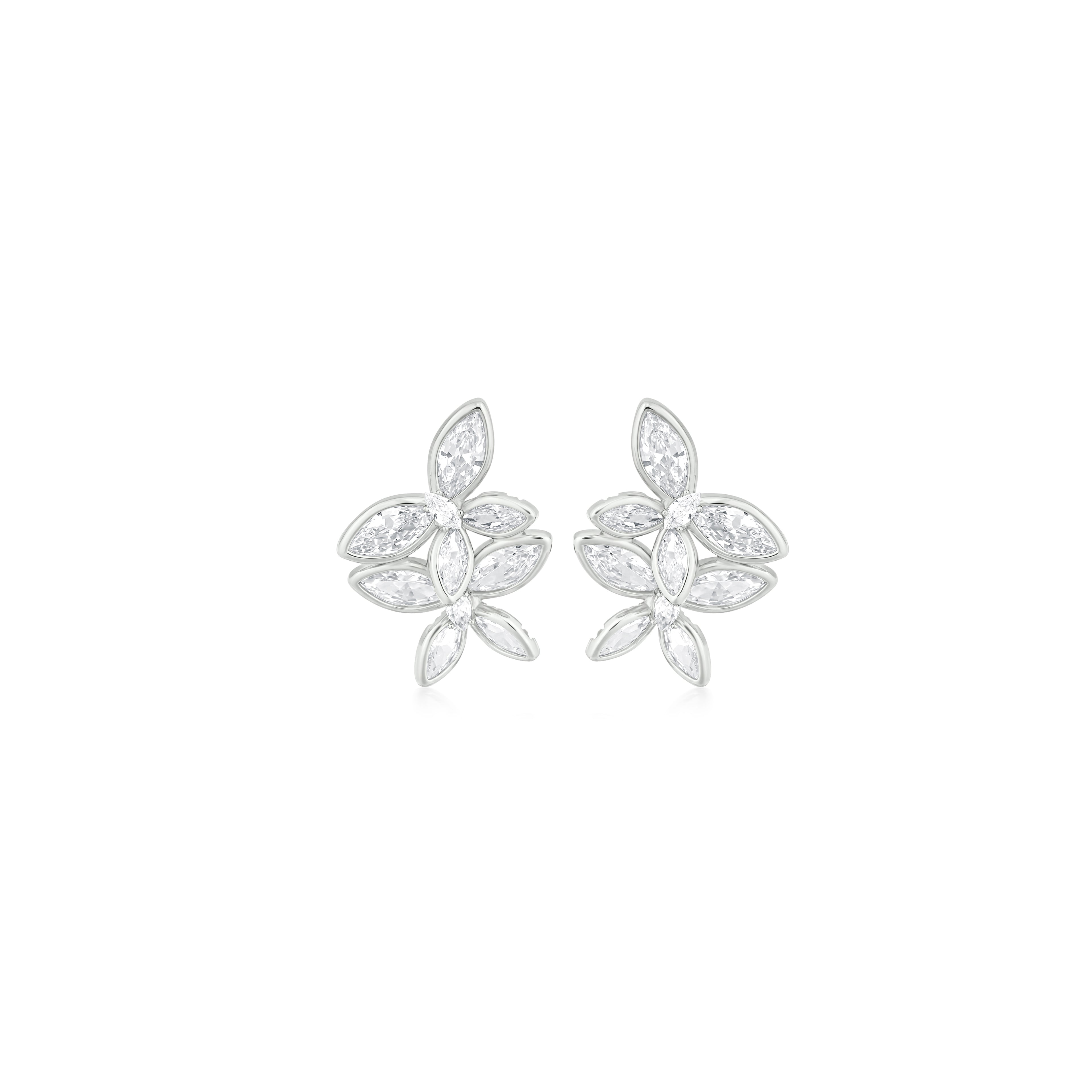 Marquise Petal Earrings