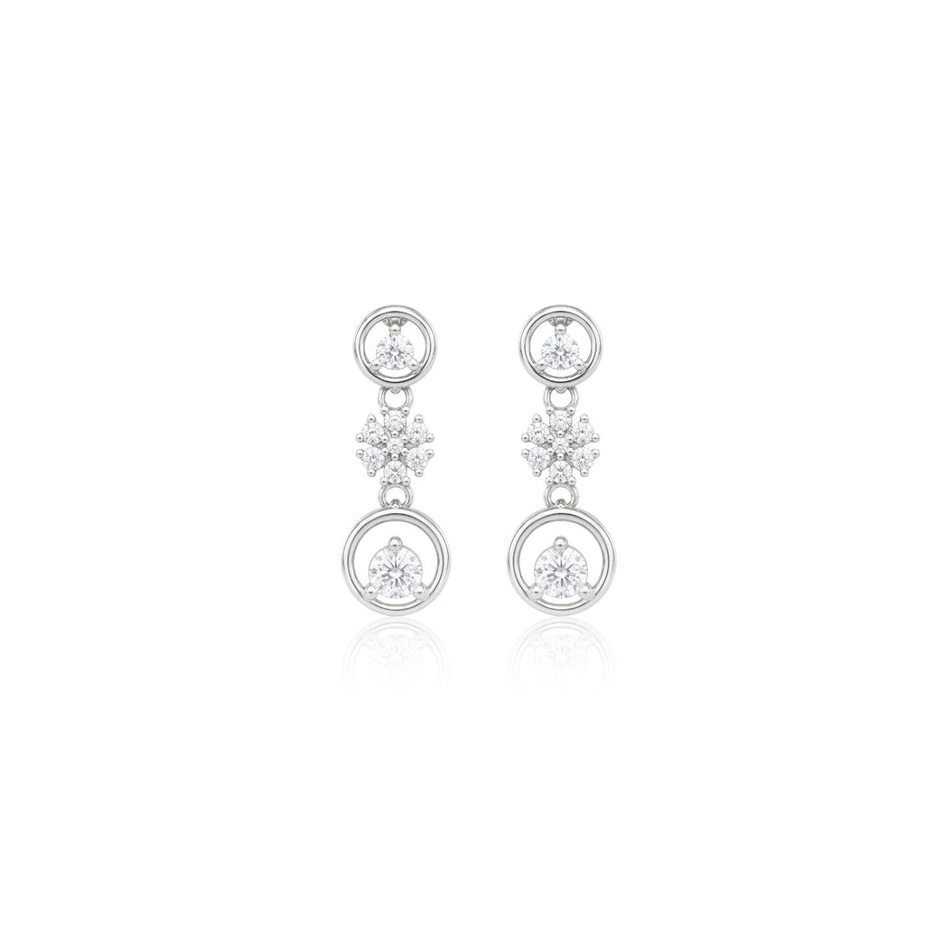 Orbital Circle Drop Earrings