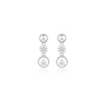 Orbital Circle Drop Earrings