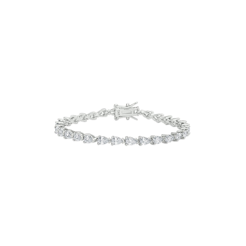 Pear Drop Tennis Bracelet