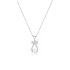 Pearl Bow Pendant Set
