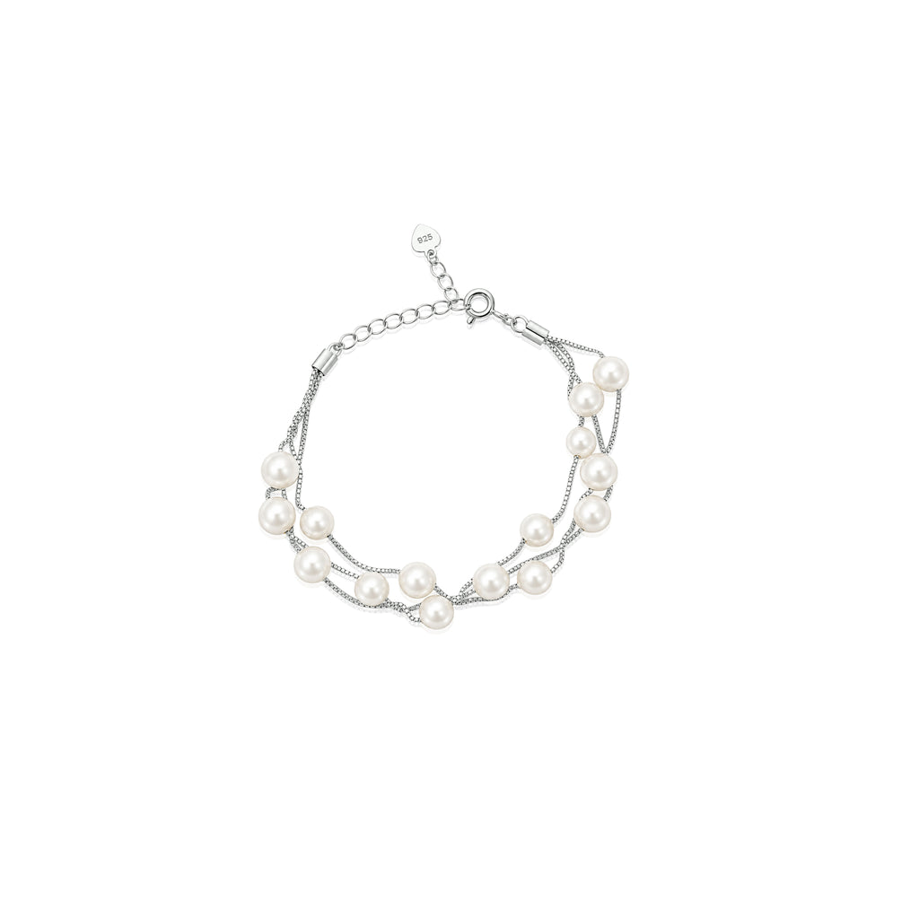 Pearl Cloud Layer Bracelet
