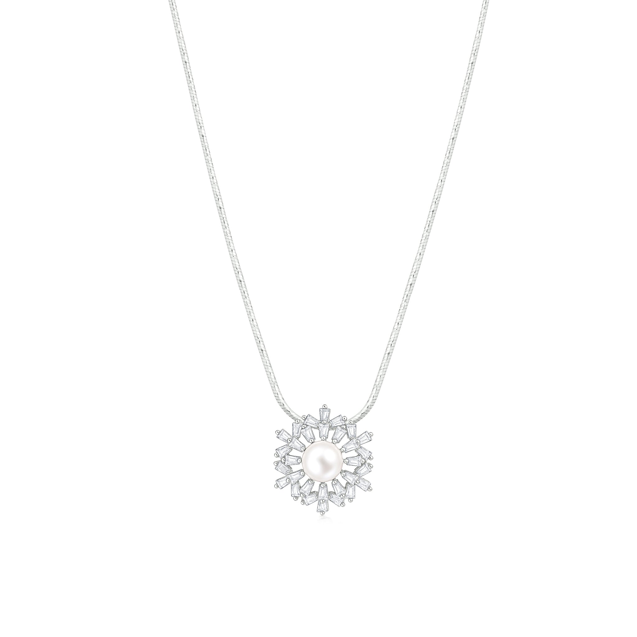 Pearl Starburst Pendant Set