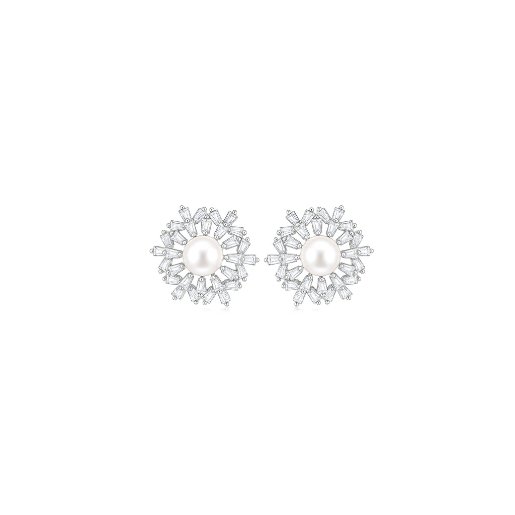 Pearl Starburst Pendant Set