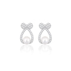 Pearl Bow Pendant Set