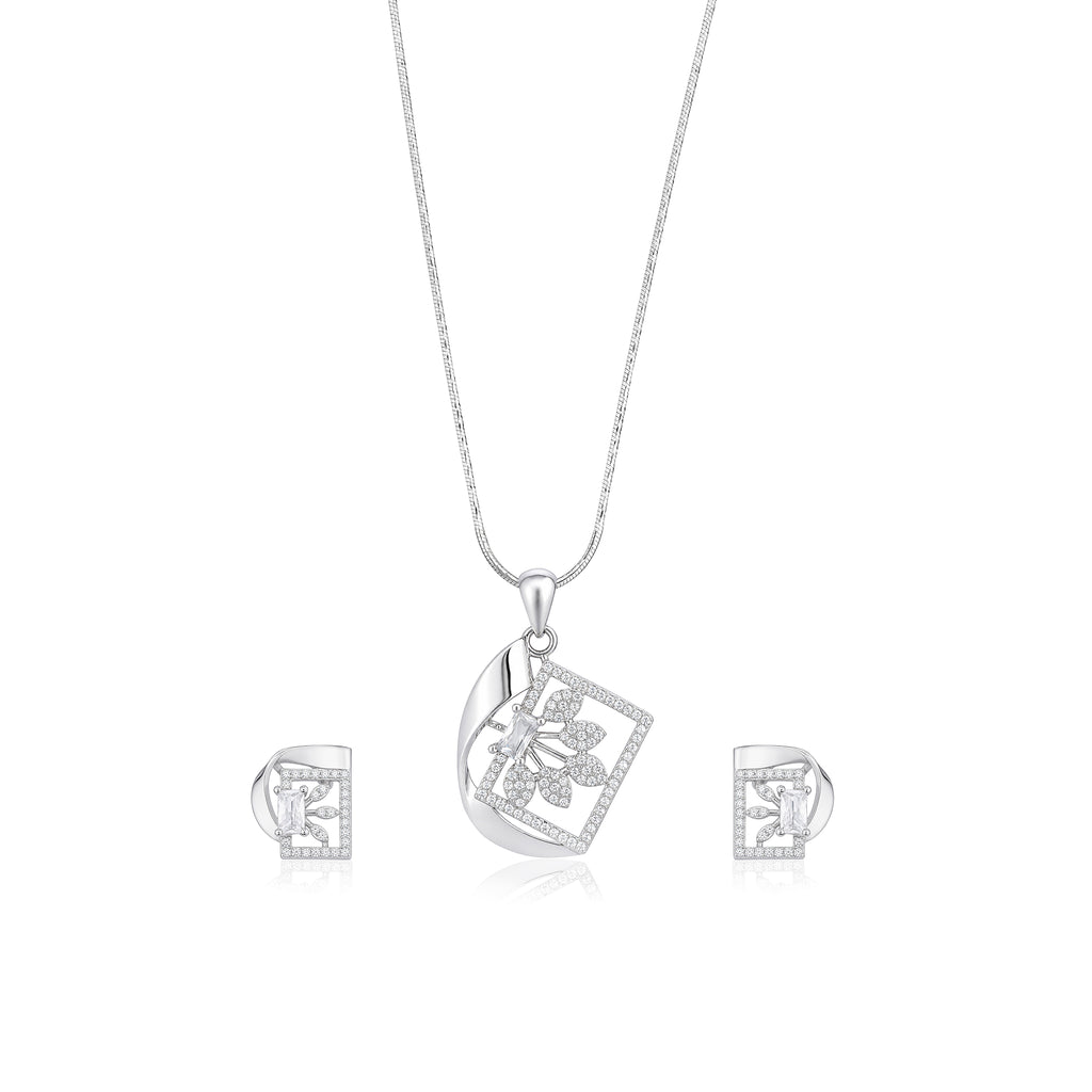 Petal Frame Pendant Set