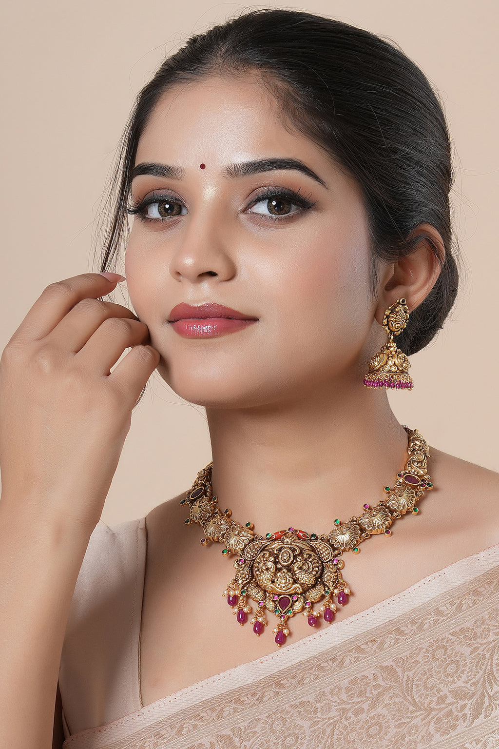 Rajasi Temple Necklace