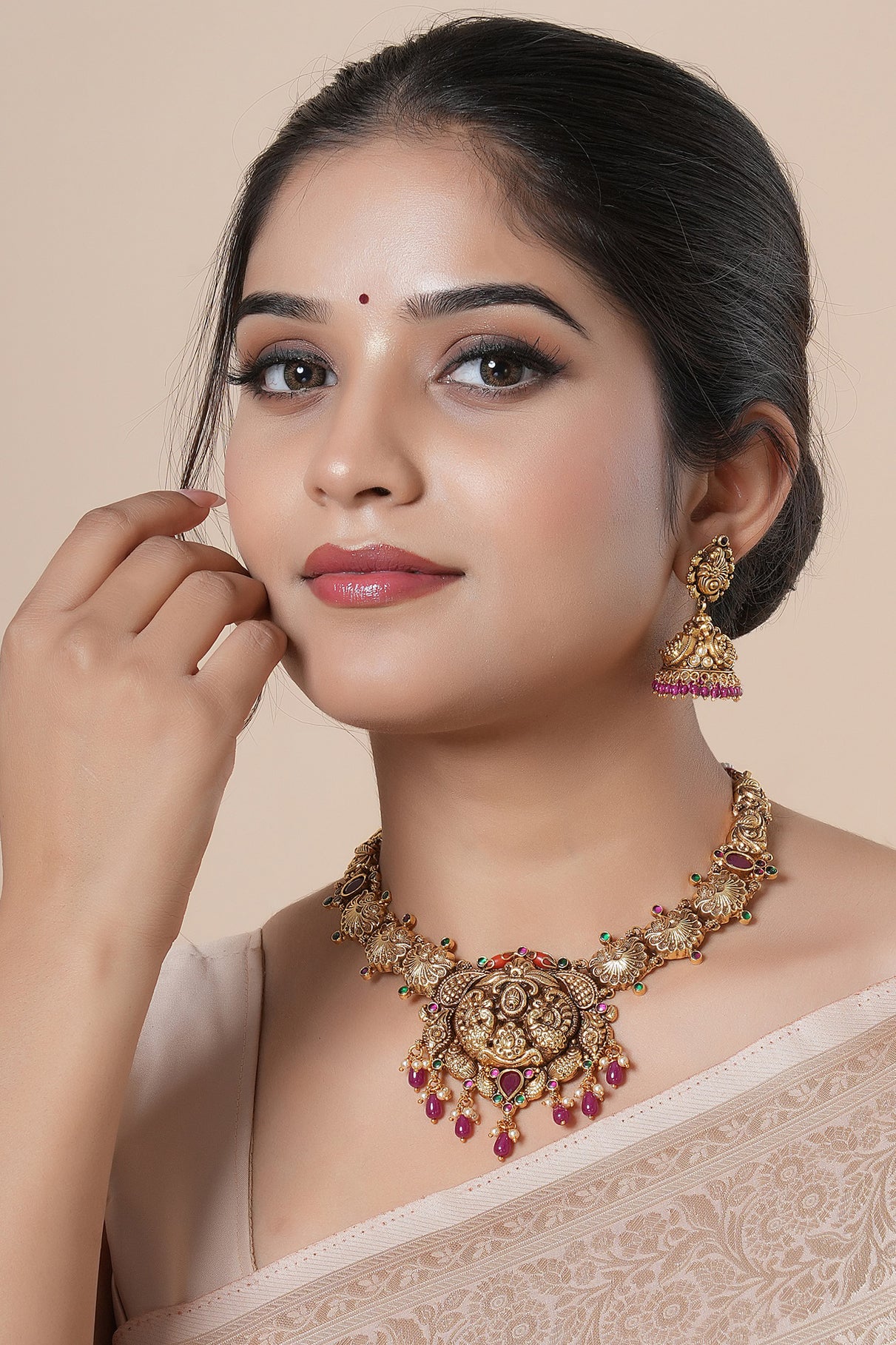 Rajasi Temple Necklace