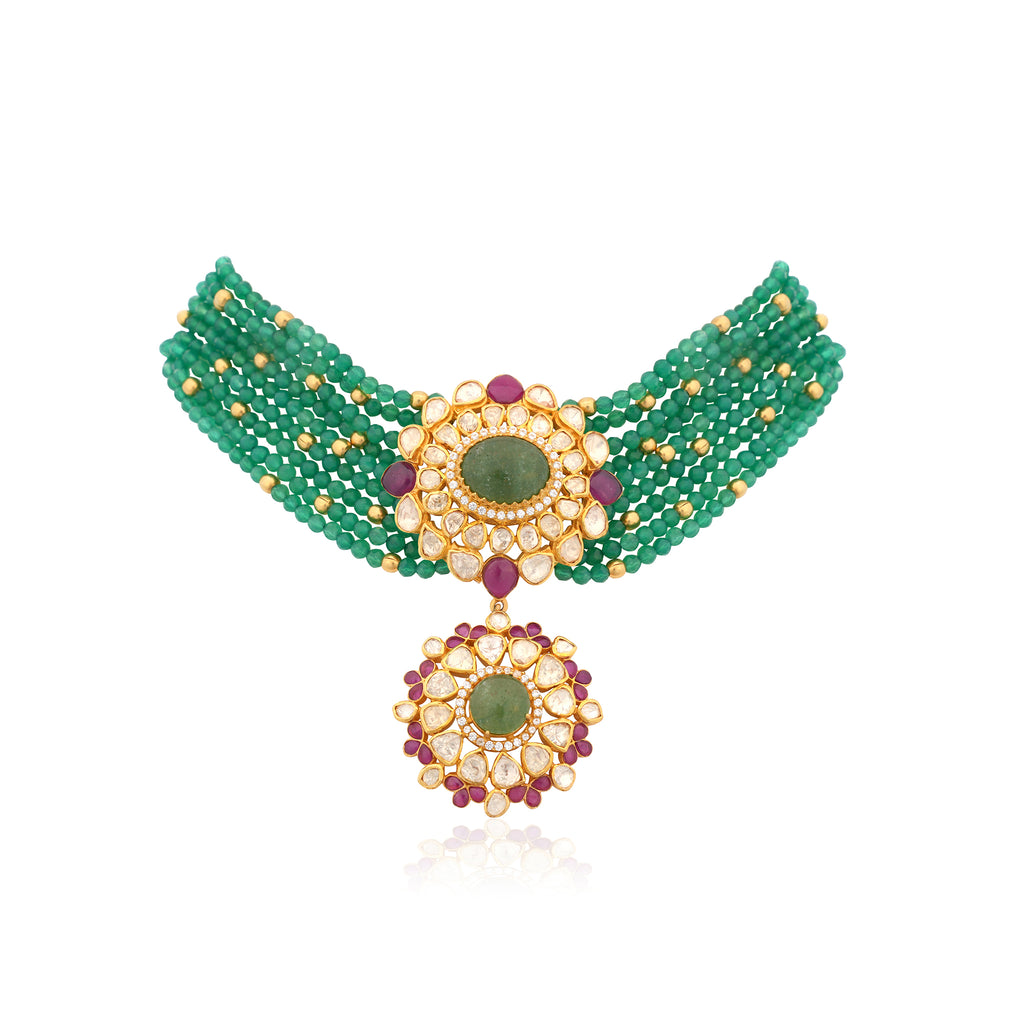 Rosette Choker Set