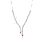 Ruby Vine Necklace Set
