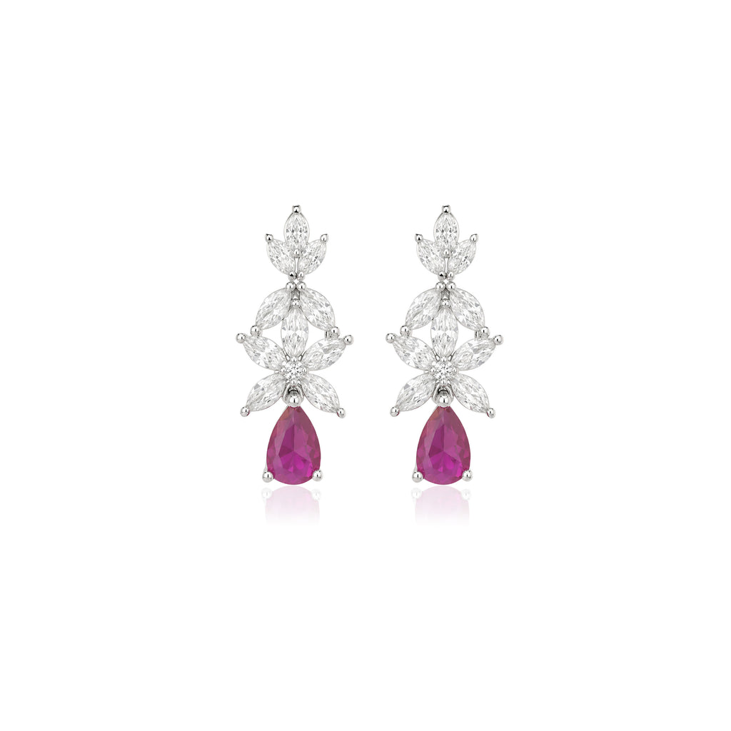 Ruby Vine Necklace Set