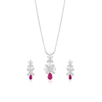 Scarlet Vine Pendant Set