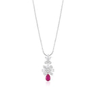 Scarlet Vine Pendant Set