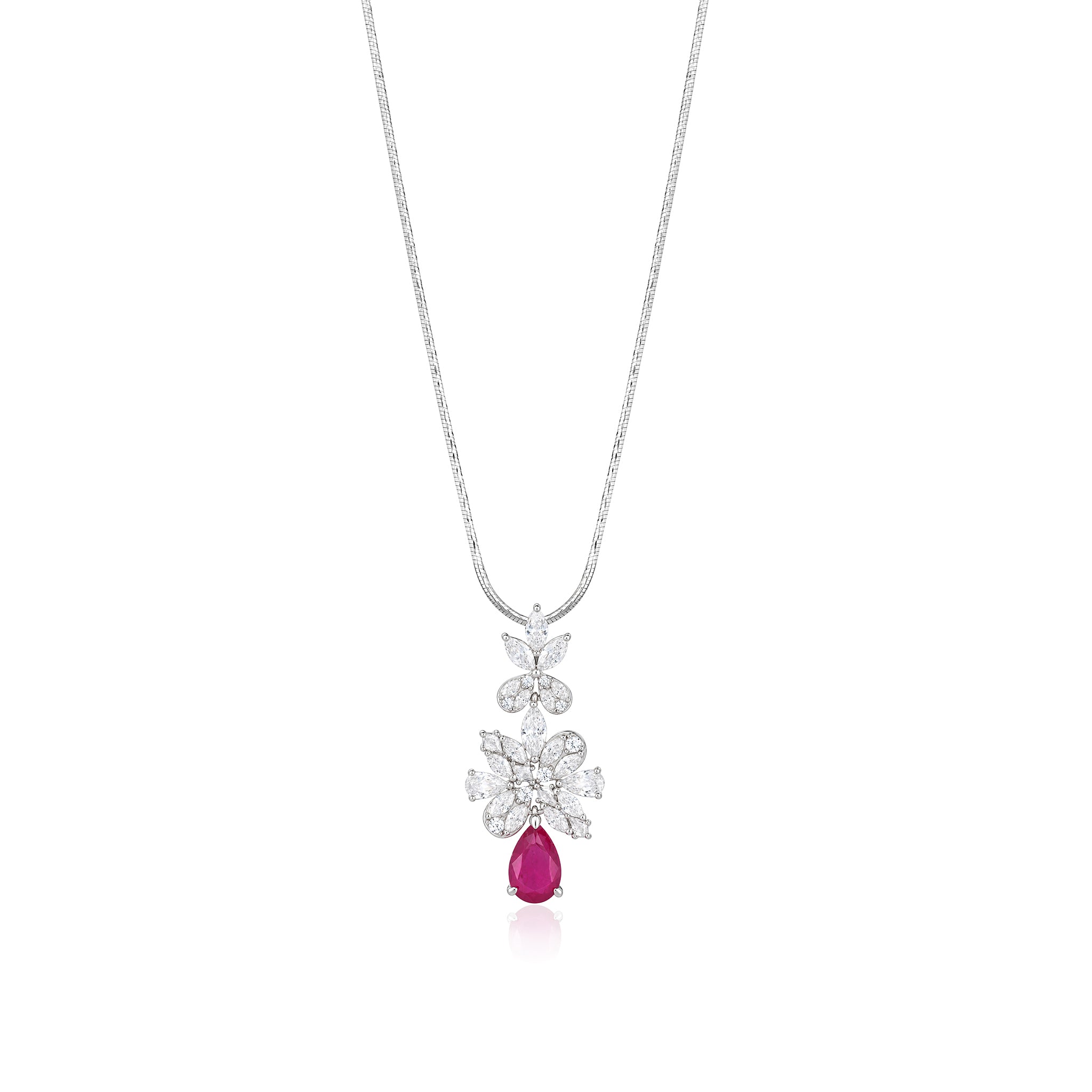 Scarlet Vine Pendant Set
