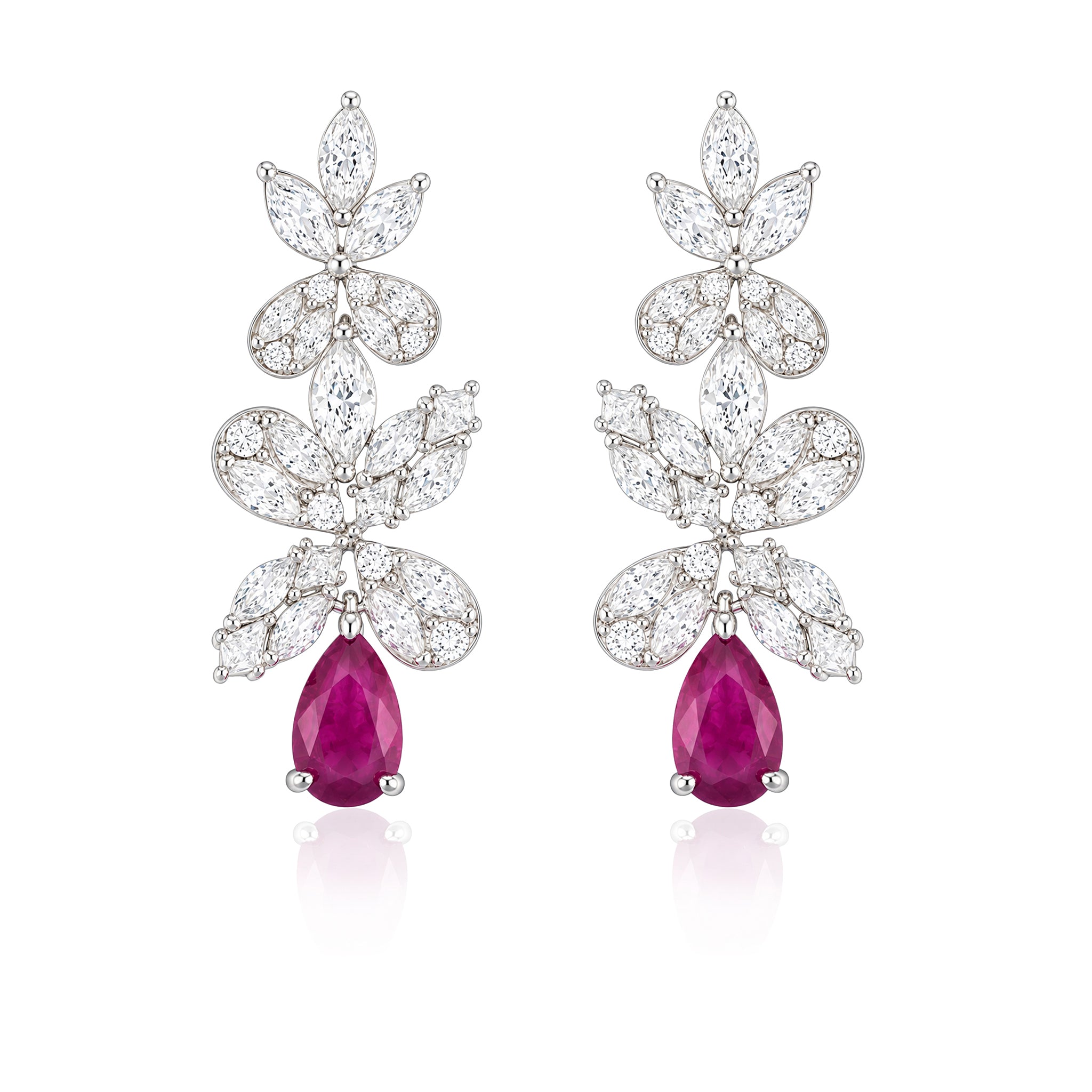 Scarlet Vine Pendant Set